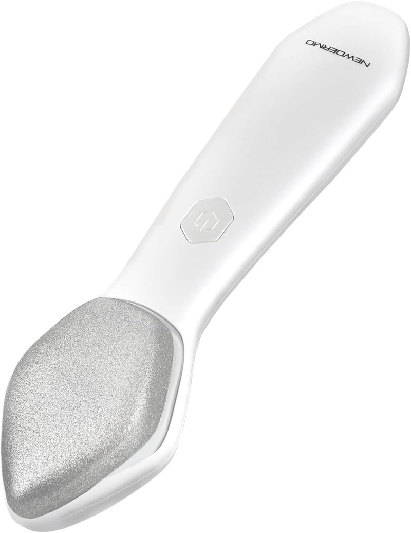 NEWDERMO Microdermabrasion Machine Pro, Large Diamond Electric Microdermabrasion Wand Tool With 3 Levels Frequency for Face Body Exfoliate Skin Care(White) - Image 1